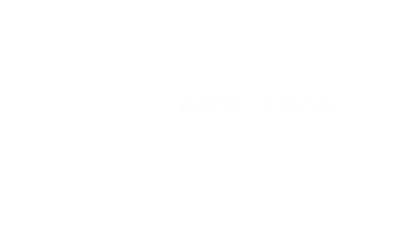 イラスト：合格と不合格のフロー